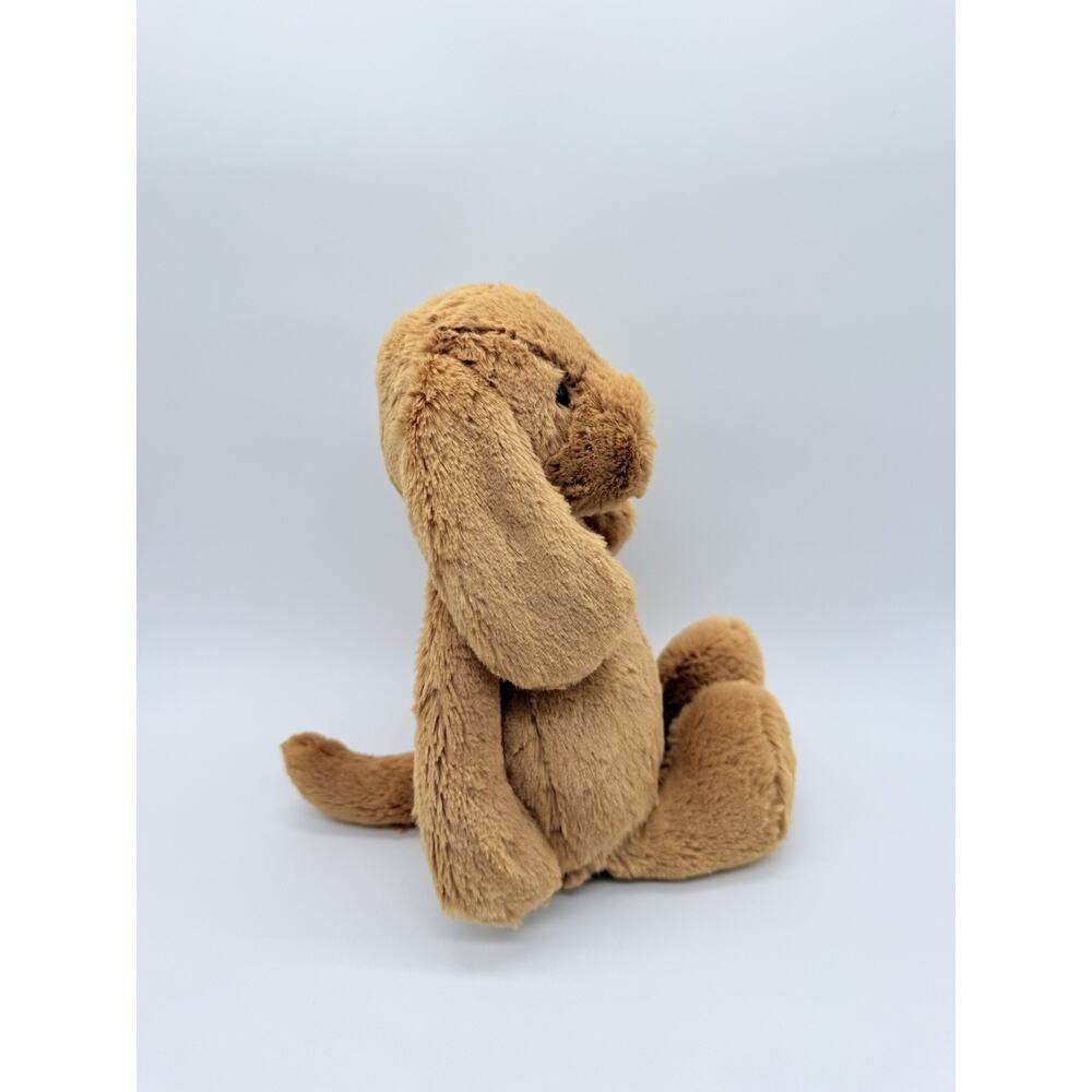 Jellycat Bashful Toffee Puppy Plush Medium Authentic NWT With Dust Bag - Picture 3 of 9